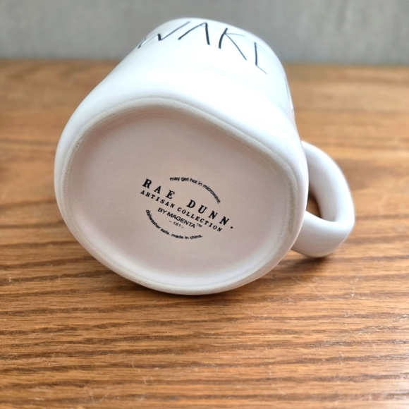 Rae Dunn Mug WAKE UP - Picture 2 of 2